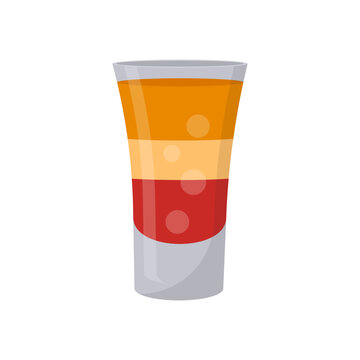 Bifi, Cocktails Vector illustration, Isolated