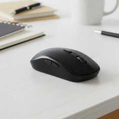 computer mouse on the table