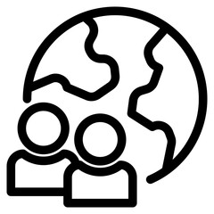 populations single icon