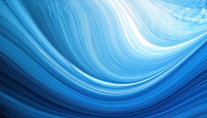 flowing blue waves in abstract motion with textured gradient patterns for modern art or design background