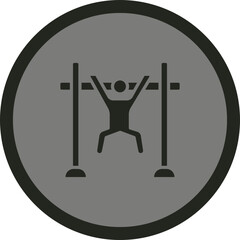 Pull Ups Vector Icon Design