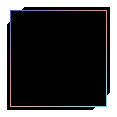 Obraz premium Colorful square gradient background. Social media template vector illustration.