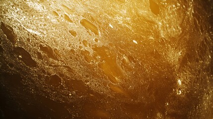 Naklejka premium Golden Abstract Texture With Light Reflections