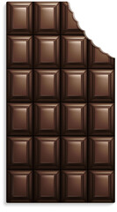 Bitten Chocolate Bar