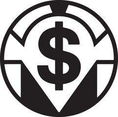 Dollar logo icon