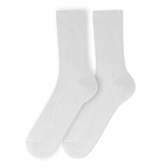 Bamboo socks on an isolated white background. Men's socks.