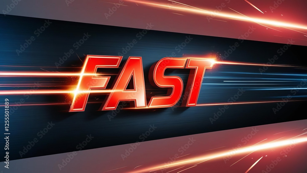 Poster a bold, dynamic graphic featuring the word 