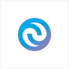 Modern Abstract Logo with Geometric Design