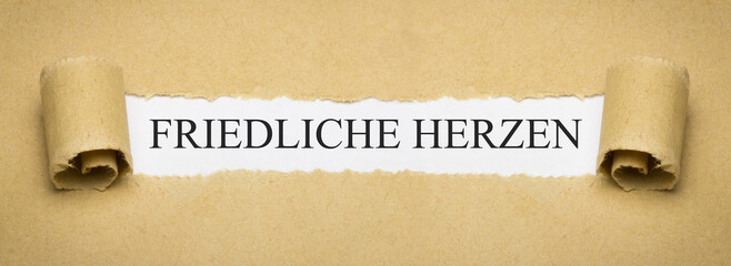 friedliche Herzen