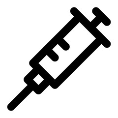 syringe line icon