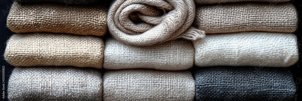 Sticker a smooth transition of neutral grays blending seamlessly into soft beige. -