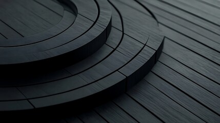 Obraz premium Dark wood rings, texture background