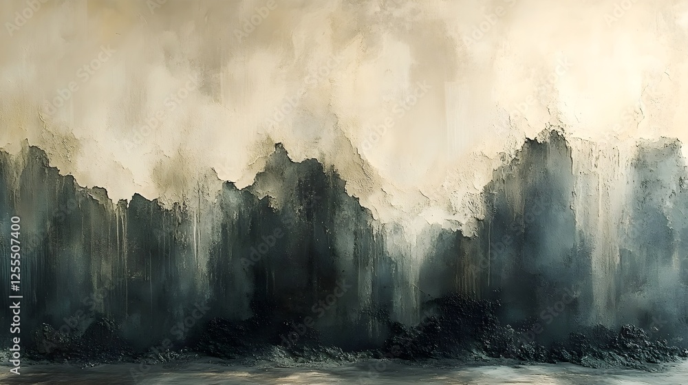 Wall mural a smooth transition of neutral grays blending seamlessly into soft beige. -