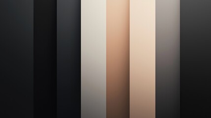 Vertical color swatches showcasing a gradient from dark to light tones, highlighting texture and depth in modern design
