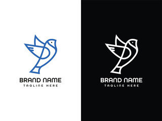 Modern monogram and branding logo design
