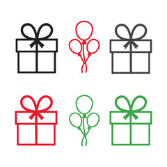 Gift, Icon, Gift Box, Vector, Gift Shop symbol, signs, vector illustration