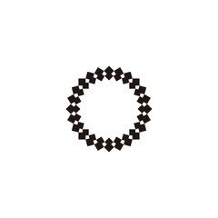 Frame, background, squares geometric symbol simple logo vector