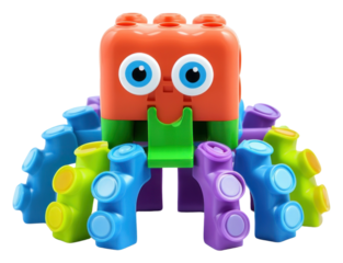 PNG A octopus plastic toy representation.