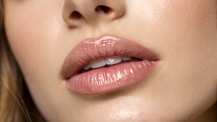 "Up Close and Personal: The Beauty of Lips and Face"