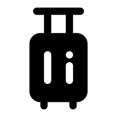 suitcase solid icon