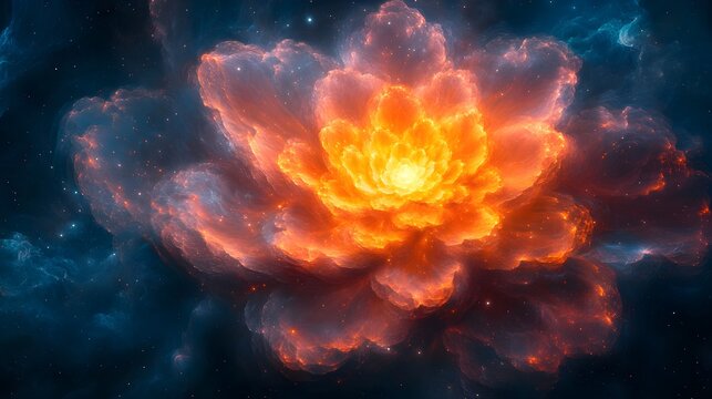A softly blended sacred pattern forming a circular radial effect.