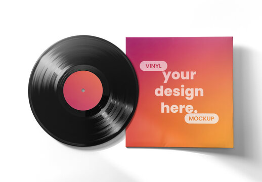 Vinyl Record Mockup