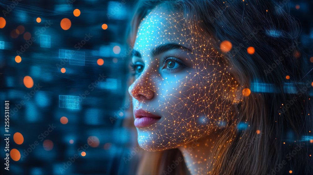Poster ai-driven recruitment technology streamlining application processes with innovative tools