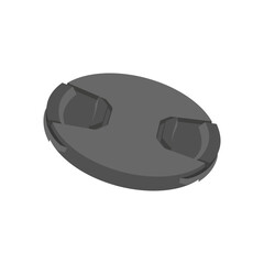 Lens Cap Video Production Vector Illustration, Isolated