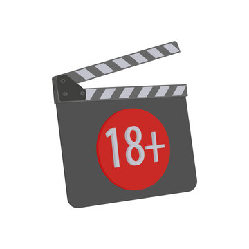 Adult Video Video Production Vector Illustration, Isolated