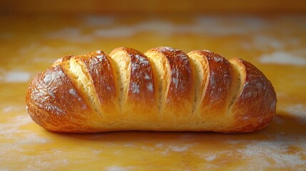 Delicious Golden Crust Loaf of Freshly Baked Artisan Bread
