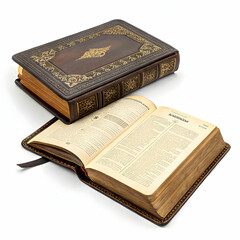 Obraz premium bible with white background
