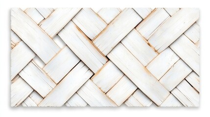 Woven White Natural Texture Background with Intricate Patterns and Rustic Charm for Design