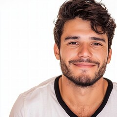 Obraz premium Portrait of a Smiling Young Man