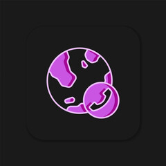 Filled outline Video chat conference icon isolated on black background. Online meeting work form home. Remote project management. Flat filled outline style with shadow. Vector