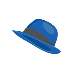 Fedora Hat , Autumn Isolated Vector Illustration