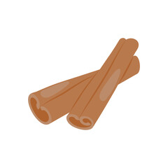 Cinnamon , Autumn Isolated Vector Illustration