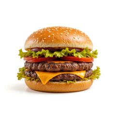 hamburger on a plate