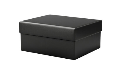 Naklejka premium black box isolated on white background 