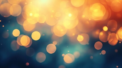 Obraz premium Blurred Gradient Background with Elegant Bokeh Effects and Colors