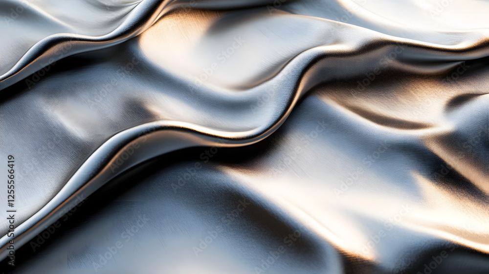 Poster Close up of a metal surface with abstract patterns and textures displaying unique design elements
