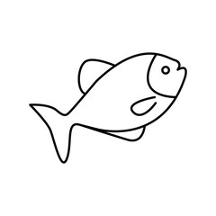 Fish flat icon
