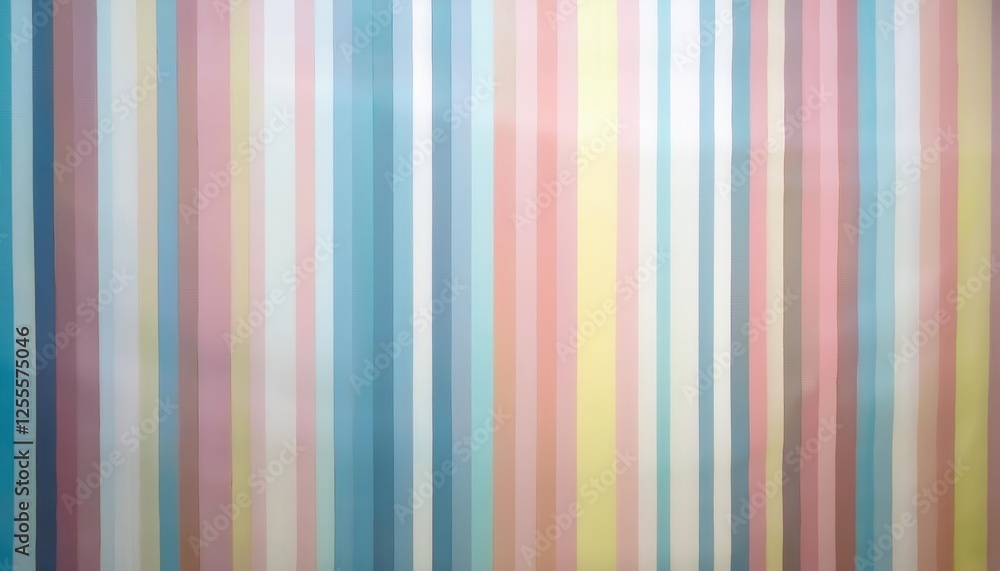 Poster soft pastel vertical stripe pattern for fabric, wall decor, or wrapping paper with a minimal retro a
