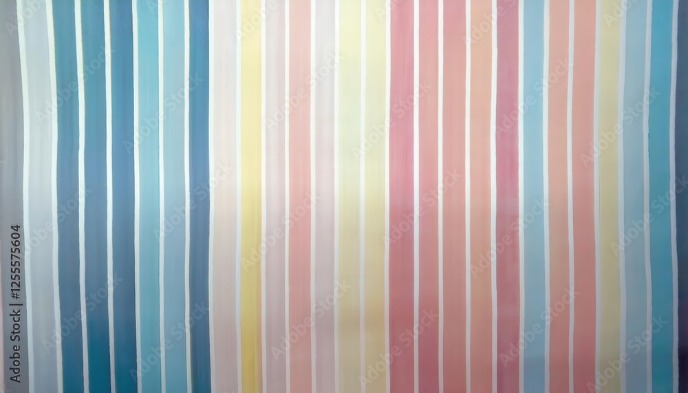 Aufkleber soft pastel vertical stripe pattern for fabric, wall decor, or wrapping paper with a minimal retro a