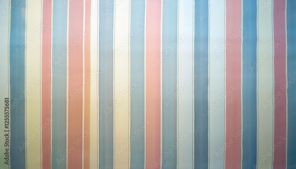 Poster soft pastel vertical stripe pattern for fabric, wall decor, or wrapping paper with a minimal retro a