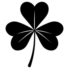 Clover Leaf silhouette illustration