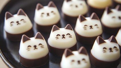 Adorable Cat Chocolates: Sweet Treats