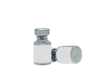 Medical vaccine vial di-cut object
