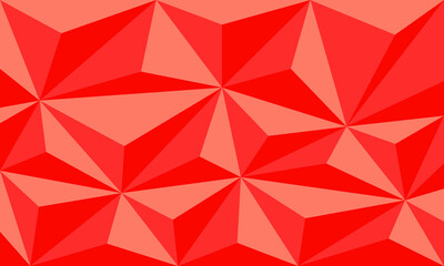 red triangle polygonal pattern background 