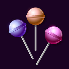 A round lollipop