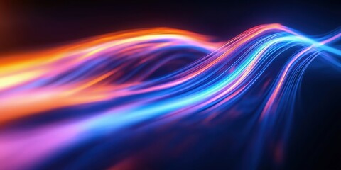 Fototapeta premium Abstract image of swirling red and blue energy
